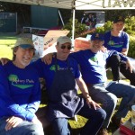 Tom Honer, Erich Schmid, John Cottle and Dean Watson waiting for the tournament start