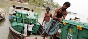 The ShelterBox program delivers survival supplies to victims of natural disasters.