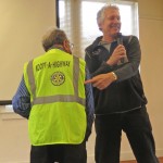 The Rotary logo is featured on our Adopt-A-Highway safety vests.
