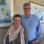Visiting Rotarians Carsten and Susanne Zehm.